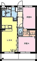 (仮称)恒久南Tマンション 2LDKの間取図画像