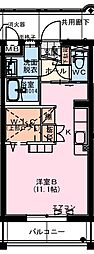 (仮称)木花YMマンション ワンルームの間取図画像