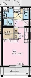 グランツリー ワンルームの間取図画像