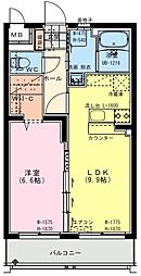 グランドヴィラ 1LDKの間取図画像