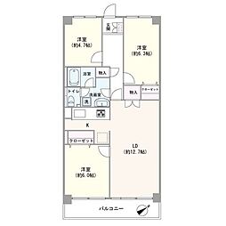 ソフトタウン生田 3LDKの間取図画像