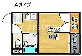 大阪府大阪市住之江区北加賀屋１丁目（賃貸マンション1R・4階・19.50㎡） その2