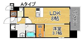 大阪府大阪市住之江区浜口西２丁目（賃貸マンション1LDK・15階・30.26㎡） その2