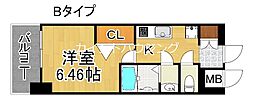LUXENA住之江公園 6階1Kの間取り