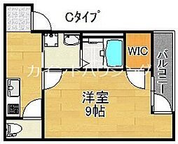 フジパレス住吉沢之町III番館 1階1Kの間取り