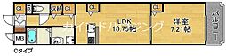 ラパン 3階1LDKの間取り