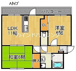 シェーヌパレ 4階