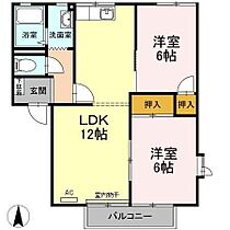 アルナハイム III202 ｜ 佐賀県小城市小城町畑田（賃貸アパート2LDK・2階・54.81㎡） その2