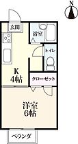 あさひがおか　A棟 202 ｜ 佐賀県多久市東多久町大字別府（賃貸アパート1K・2階・24.71㎡） その2