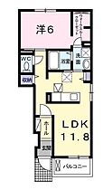 ヴェール・ヴェルサン III104 ｜ 佐賀県小城市小城町畑田（賃貸アパート1LDK・1階・45.33㎡） その2