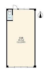 コーポ北Bの間取図画像
