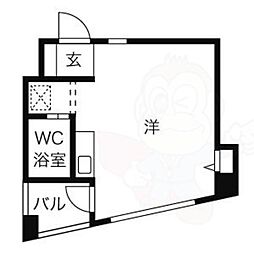 G&Y東桜 ワンルームの間取図画像