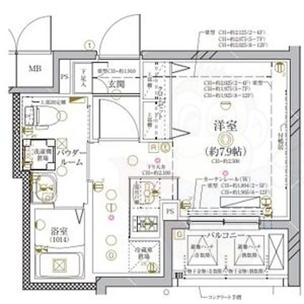 愛知県名古屋市中区正木４丁目(賃貸マンション1R・9階・22.26㎡)の写真 その2