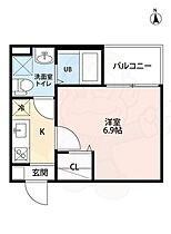 愛知県名古屋市中川区西日置町９丁目（賃貸アパート1K・3階・22.15㎡） その2