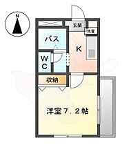 ライラック  ｜ 愛知県名古屋市中村区下米野町２丁目（賃貸アパート1K・1階・24.75㎡） その2