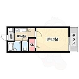 スプリングコートB棟 1階/-