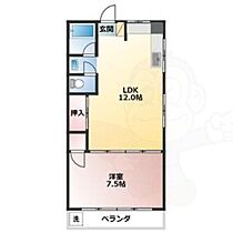 日興ハイツ  ｜ 愛知県名古屋市南区豊田５丁目（賃貸マンション1LDK・5階・46.80㎡） その2