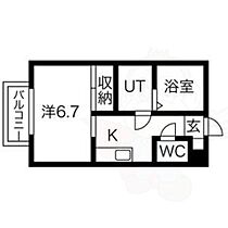 ラフォーレ萩原  ｜ 愛知県名古屋市昭和区萩原町５丁目（賃貸アパート1R・1階・24.84㎡） その2