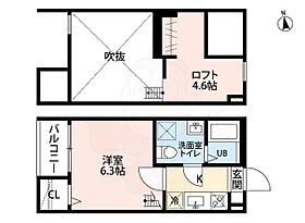 ヴィルシーナ  ｜ 愛知県名古屋市中川区五女子２丁目（賃貸アパート1K・2階・21.62㎡） その2