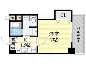 愛知県名古屋市昭和区御器所２丁目（賃貸マンション1K・3階・24.40㎡） その2