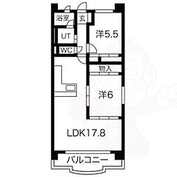 hau’oli 7階2LDKの間取り