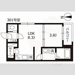 ハーモニーテラスＴ.Ｈ 3階/-