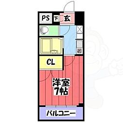 セントラルハイツ筒井 4階