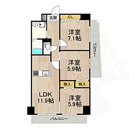 エルスタンザ金山EST 3階