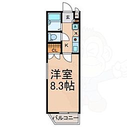 間取図画像 1K