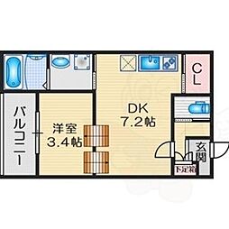 間取図画像 1DK