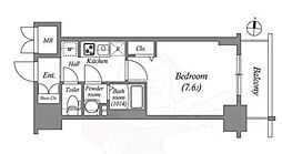SHOKEN Residence名古屋 太閤通 1Kの間取図画像