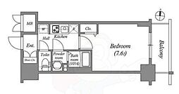 SHOKEN Residence名古屋 太閤通 1Kの間取図画像
