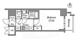 SHOKEN Residence名古屋 太閤通 1Kの間取図画像