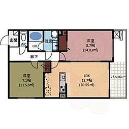 プレミアコート星ヶ丘 3階/-