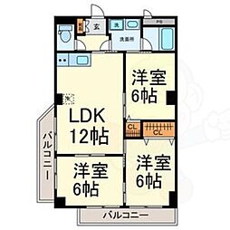 ファミール森後 4階/-