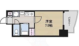 プレサンス泉アーバンゲート 1Kの間取図画像