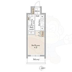 ルネフラッツ庄内通駅前 1Kの間取図画像