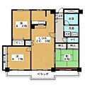 旭丘マンション3階15.0万円