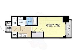 プレサンス東別院駅前2 1Kの間取図画像