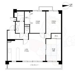 レグノアレッタ 3LDKの間取図画像