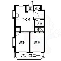 シャトーレ黒川 2階/-