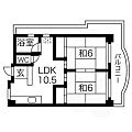 マンション桜本町4階5.5万円