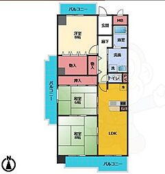 OS・SKYパークサイドヴィラ白山 4階