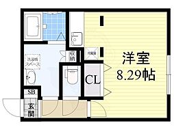 BRANCHE覚王山 ワンルームの間取図画像