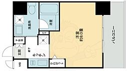 RESIDIA白壁 ワンルームの間取図画像