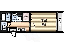 GridNagoya 1Kの間取図画像
