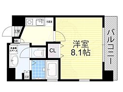共同ハイツ西大須 1Kの間取図画像