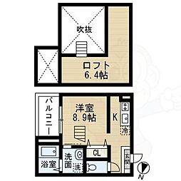 サクセスパートナー ワンルームの間取図画像