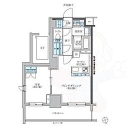 TENAS池下 1LDKの間取図画像