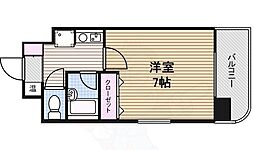 アメニティー泉 1Kの間取図画像